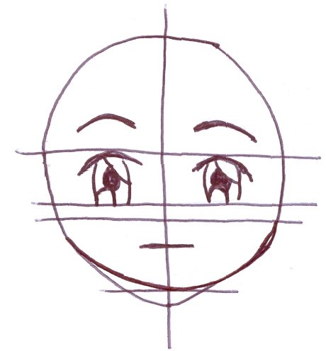 Como Desenhar Um Personagem de Anime - Rosto Masculino Passo a