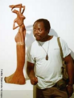 Ntaluma  um escultor moambicano que nasceu em Nanhagaia, distrito de Nangade, provncia de Cabo Delgado, Moambique, em 1959. <br/> Palavras-chave: escultor africano, escultor Makonde, escultor moambicano, escultor do estilo Shetani